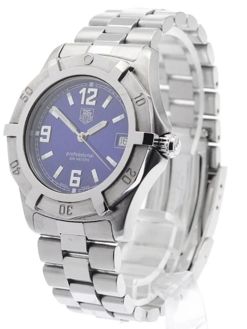 TAG HEUER Exclusive 2000 Series WN1112 Date blue Dial Quartz Men's Watch